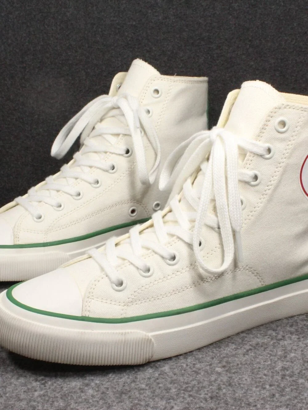 PF Flyers Bob Cousy All American Hi Top Sneaker White Mens Size 8 Womens 9.5